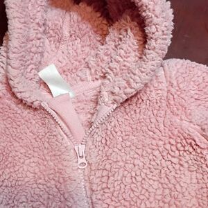 Cozy Pink Sherpa Hoodie
